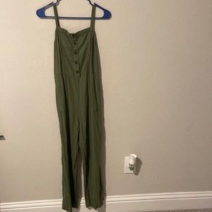 Dark green jumpsuit